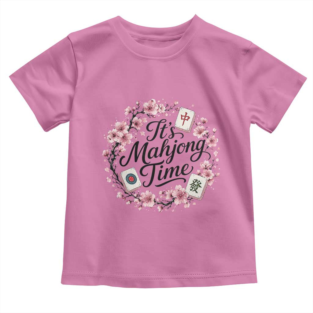 Mahjong Toddler T Shirt Floral Mah Jongg