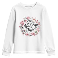 Mahjong Youth Sweatshirt Floral Mah Jongg