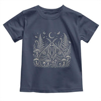 Mothman Toddler T Shirt Vintage Cryptid Graphic Gothic Forest Moth Mushroom Folklore Gift