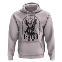 Here Am I Send Me Isaiah 6 8 Catholic Knight Templar Crusader Faith Hoodie