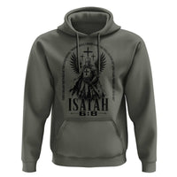 Here Am I Send Me Isaiah 6 8 Catholic Knight Templar Crusader Faith Hoodie