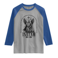 Here Am I Send Me Isaiah 6 8 Catholic Knight Templar Crusader Faith Raglan Shirt