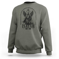 Here Am I Send Me Isaiah 6 8 Catholic Knight Templar Crusader Faith Sweatshirt