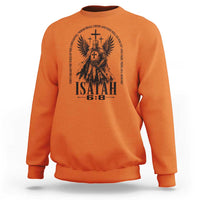 Here Am I Send Me Isaiah 6 8 Catholic Knight Templar Crusader Faith Sweatshirt