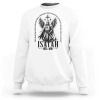 Here Am I Send Me Isaiah 6 8 Catholic Knight Templar Crusader Faith Sweatshirt