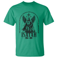 Here Am I Send Me Isaiah 6 8 Catholic Knight Templar Crusader Faith T Shirt