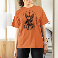 Here Am I Send Me Isaiah 6 8 Catholic Knight Templar Crusader Faith T Shirt For Women
