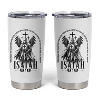 Here Am I Send Me Isaiah 6 8 Catholic Knight Templar Crusader Faith Tumbler Cup