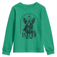 Here Am I Send Me Isaiah 6 8 Catholic Knight Templar Crusader Faith Youth Sweatshirt