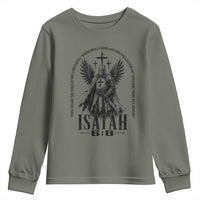 Here Am I Send Me Isaiah 6 8 Catholic Knight Templar Crusader Faith Youth Sweatshirt