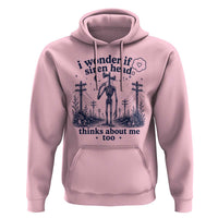 Funny Siren Head Hoodie I Wonder If Siren Head Thinks About Me Too Weirdcore Cryptid Lovers