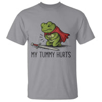 Tummy Hurts Funny Medieval Frog T Shirt Dark Fantasy Meme