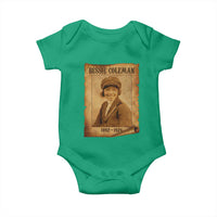 Bessie Coleman First African American Female Pilot Baby Onesie Black History - Wonder Print Shop