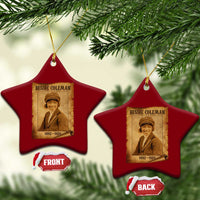 Bessie Coleman First African American Female Pilot Ceramic Ornament Black History - Wonder Print Shop