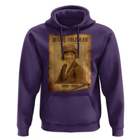 Bessie Coleman First African American Female Pilot Hoodie Black History - Wonder Print Shop