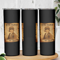 Bessie Coleman First African American Female Pilot Skinny Tumbler Black History - Wonder Print Shop