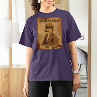 Bessie Coleman First African American Female Pilot T Shirt For Women Black History - Wonder Print Shop