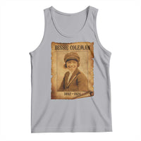 Bessie Coleman First African American Female Pilot Tank Top Black History - Wonder Print Shop
