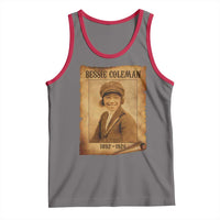 Bessie Coleman First African American Female Pilot Tank Top Black History - Wonder Print Shop