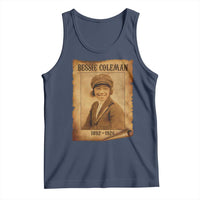 Bessie Coleman First African American Female Pilot Tank Top Black History - Wonder Print Shop