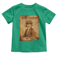 Bessie Coleman First African American Female Pilot Toddler T Shirt Black History - Wonder Print Shop