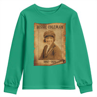 Bessie Coleman First African American Female Pilot Youth Sweatshirt Black History - Wonder Print Shop