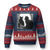 Funny Cat Ugly Christmas Sweater I Do Not Think Therefore I Do Not Am Goth Emo Grunge Witchy - Wonder Print Shop