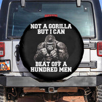 Funny Internet Meme Spare Tire Cover Not A Gorilla But I Can Beat Off 100 Men - Wonder Print Shop