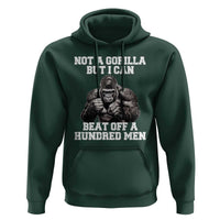 Funny Internet Meme Hoodie Not A Gorilla But I Can Beat Off 100 Men - Wonder Print Shop