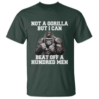 Funny Internet Meme T Shirt Not A Gorilla But I Can Beat Off 100 Men - Wonder Print Shop