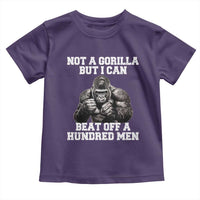 Funny Internet Meme Toddler T Shirt Not A Gorilla But I Can Beat Off 100 Men - Wonder Print Shop
