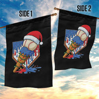 Christmas Baseball Ice Cream Drip Garden Flag Santa Sports Player Xmas Light Boys Baseball Bat - Wonder Print Shop