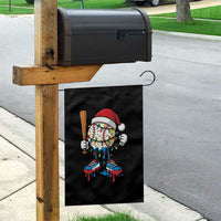 Christmas Baseball Ice Cream Drip Garden Flag Santa Sports Xmas Baseball Player - Wonder Print Shop