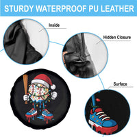Christmas Baseball Ice Cream Drip Spare Tire Cover Santa Sports Xmas Baseball Player TS10