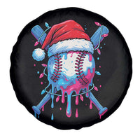Christmas Baseball Ice Cream Drip Spare Tire Cover Santa Sports Xmas Light Boys Sprinkles Baseball Bat TS10