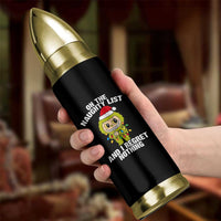 Funny Christmas Bullet Tumbler On the Naughty List I Regret Nothing Kawaii Bubu - Wonder Print Shop