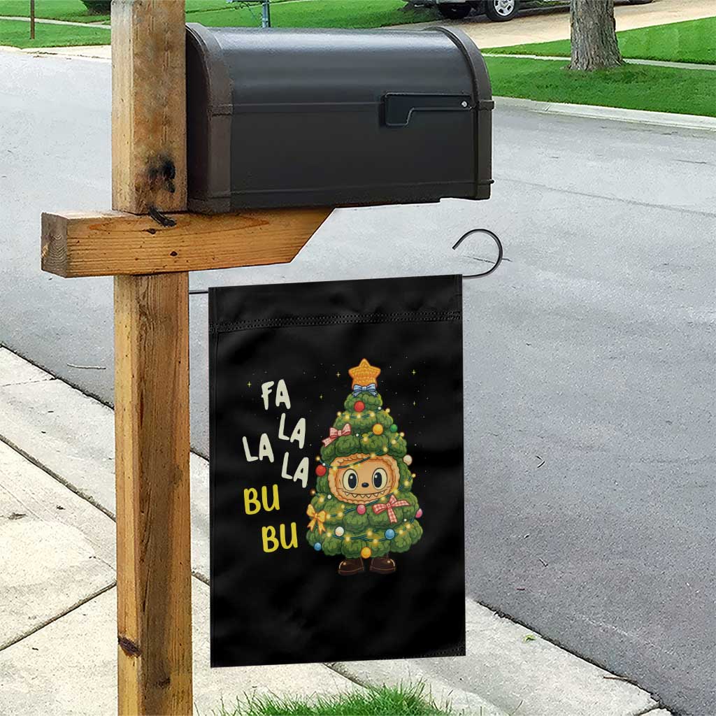 Funny Christmas Garden Flag Fa La La La Bu Bu Xmas Song Kawaii Bubu - Wonder Print Shop