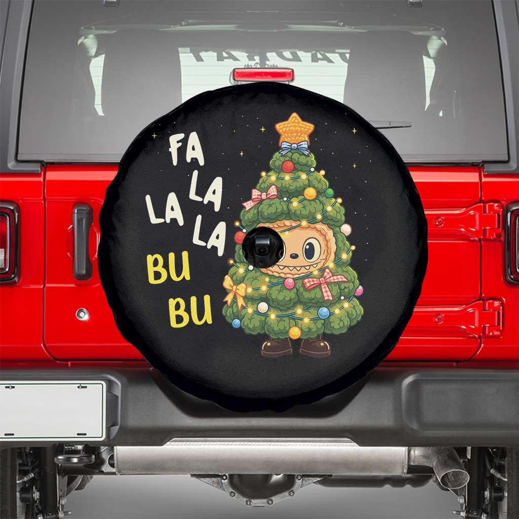 Funny Christmas Spare Tire Cover Fa La La La Bu Bu Xmas Song Kawaii Bubu - Wonder Print Shop