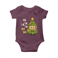 Funny Christmas Baby Onesie Fa La La La Bu Bu Xmas Song Kawaii Bubu - Wonder Print Shop