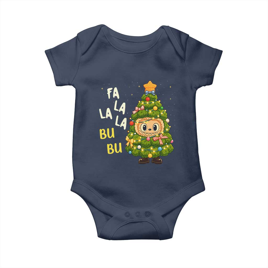 Funny Christmas Baby Onesie Fa La La La Bu Bu Xmas Song Kawaii Bubu - Wonder Print Shop