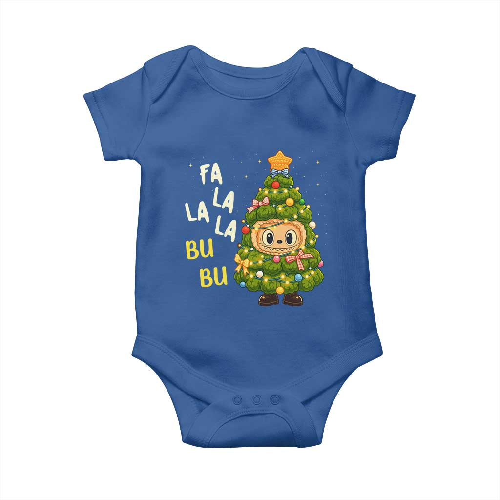 Funny Christmas Baby Onesie Fa La La La Bu Bu Xmas Song Kawaii Bubu - Wonder Print Shop