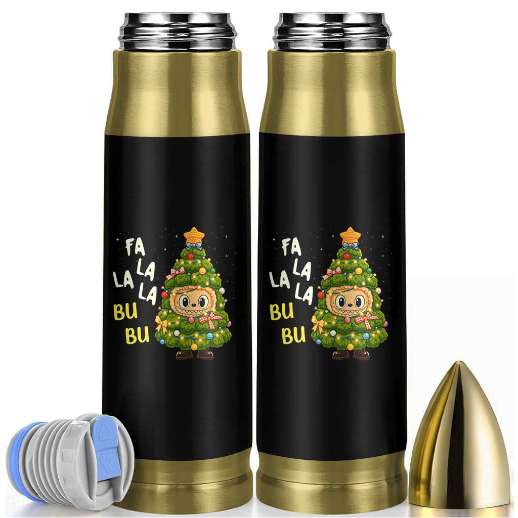 Funny Christmas Bullet Tumbler Fa La La La Bu Bu Xmas Song Kawaii Bubu - Wonder Print Shop