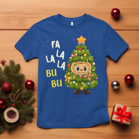 Funny Christmas T Shirt Fa La La La Bu Bu Xmas Song Kawaii Bubu - Wonder Print Shop