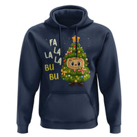 Funny Christmas Hoodie Fa La La La Bu Bu Xmas Song Kawaii Bubu - Wonder Print Shop