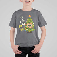 Funny Christmas T Shirt For Kid Fa La La La Bu Bu Xmas Song Kawaii Bubu - Wonder Print Shop