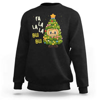 Funny Christmas Sweatshirt Fa La La La Bu Bu Xmas Song Kawaii Bubu - Wonder Print Shop