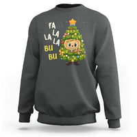 Funny Christmas Sweatshirt Fa La La La Bu Bu Xmas Song Kawaii Bubu - Wonder Print Shop
