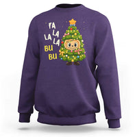 Funny Christmas Sweatshirt Fa La La La Bu Bu Xmas Song Kawaii Bubu - Wonder Print Shop