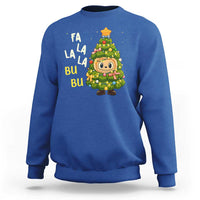 Funny Christmas Sweatshirt Fa La La La Bu Bu Xmas Song Kawaii Bubu - Wonder Print Shop