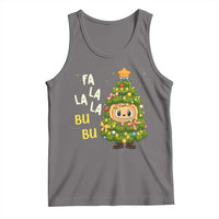 Funny Christmas Tank Top Fa La La La Bu Bu Xmas Song Kawaii Bubu - Wonder Print Shop